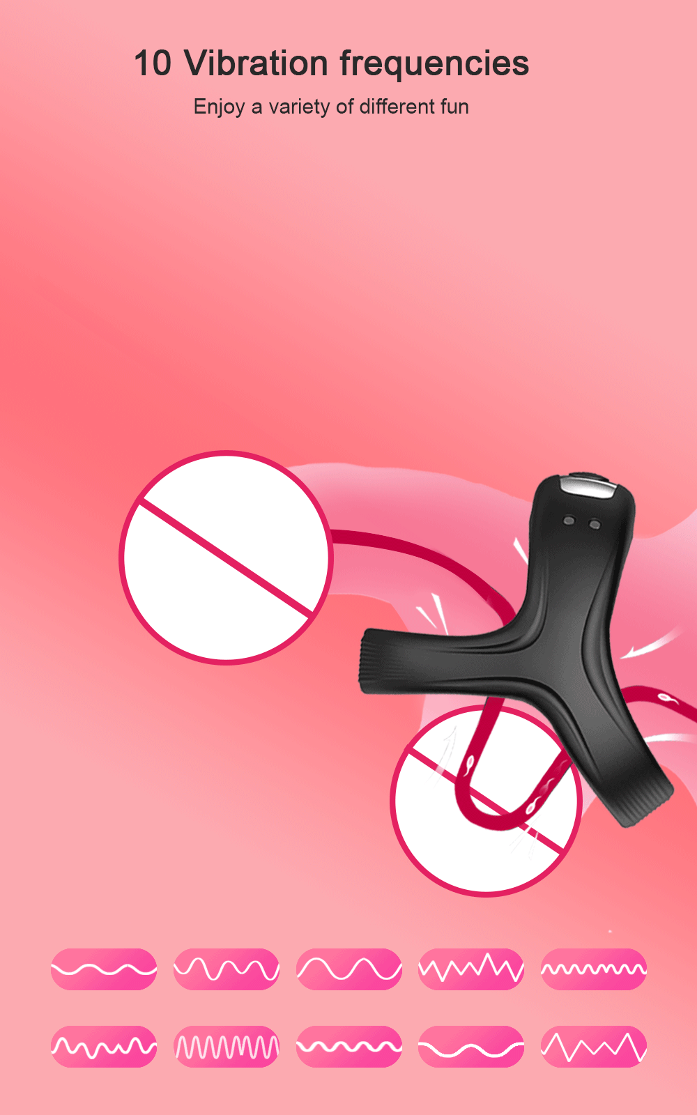 Vibrating Penis Cock Ring