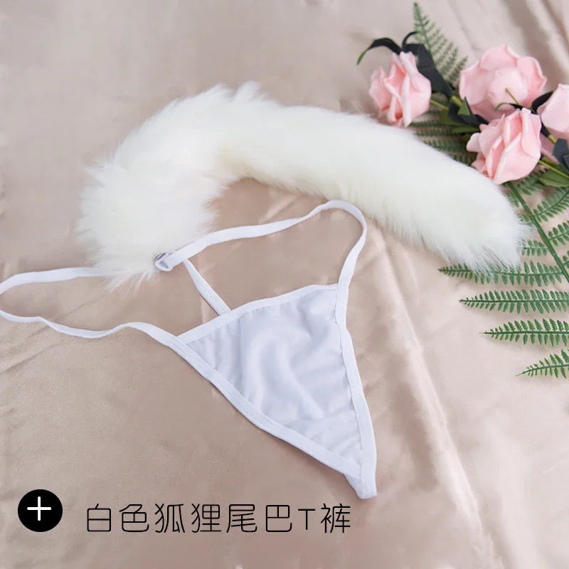 Cute Fox or Rabbit Tail Lingerie