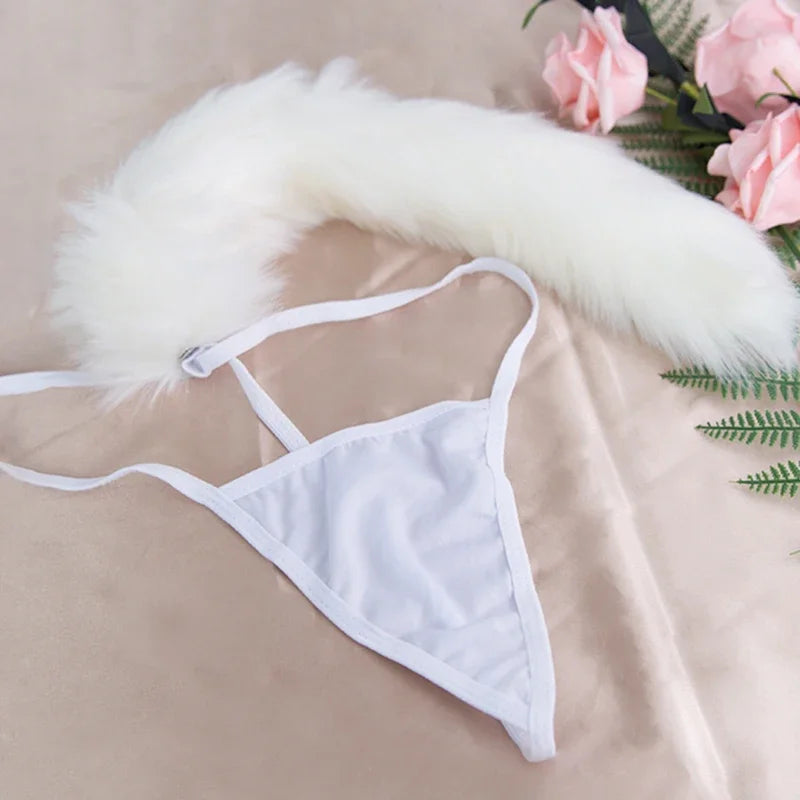 Cute Fox or Rabbit Tail Lingerie