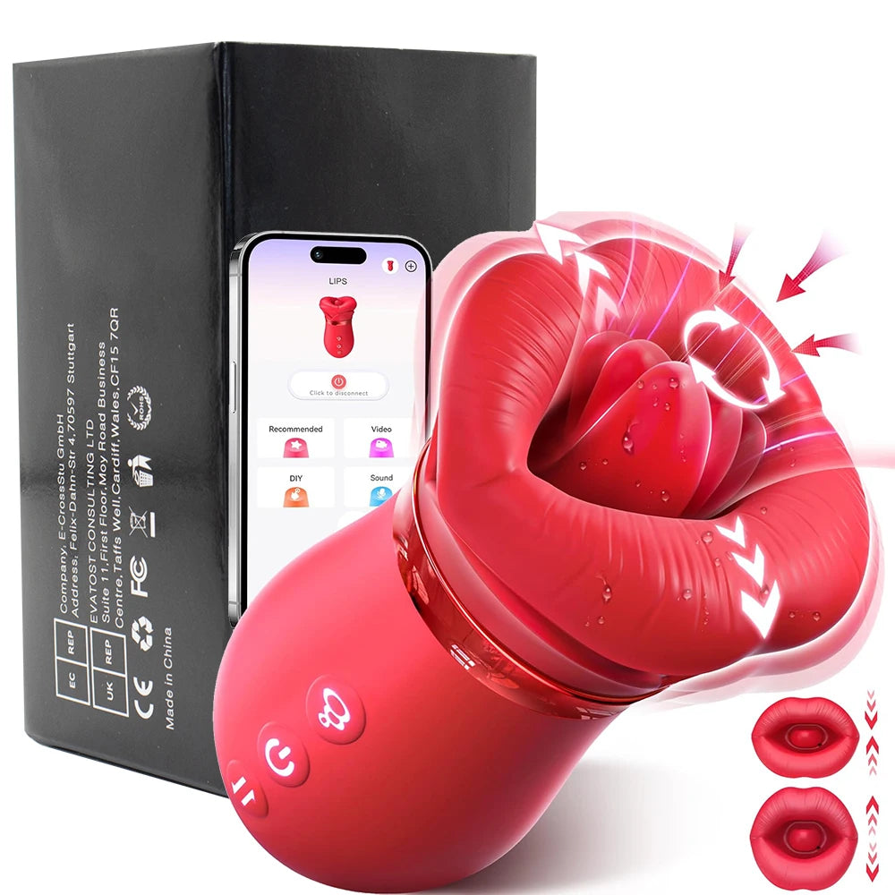 Luxe Bloom 4-in-1 App-Controlled Vibrator – Clitoral, Nipple & Anal Stimulation