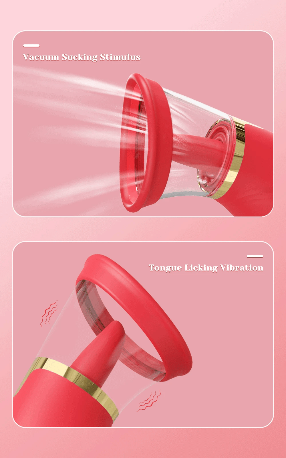 Powerful Swing Tongue Licking Vibrator