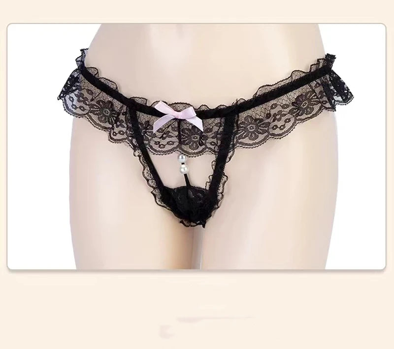 Lace Bows Lingerie Set