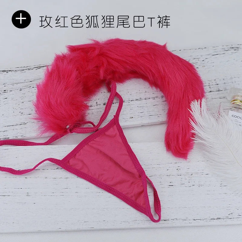 Cute Fox or Rabbit Tail Lingerie