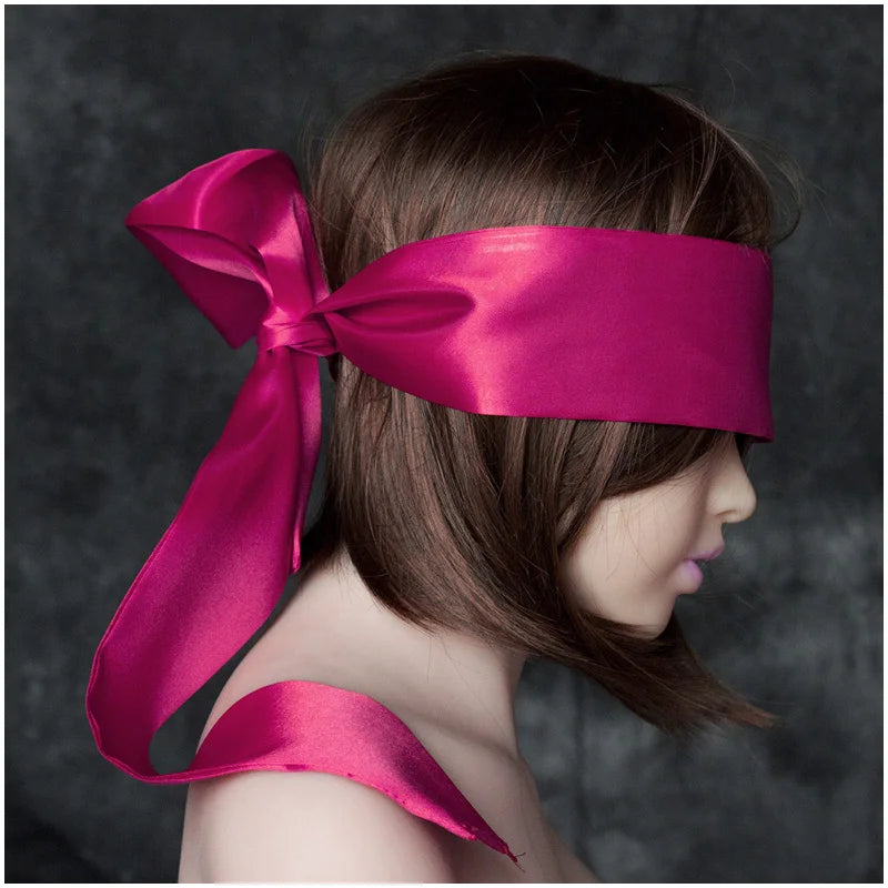 Satin Bondage Eye Mask & Restraint Set
