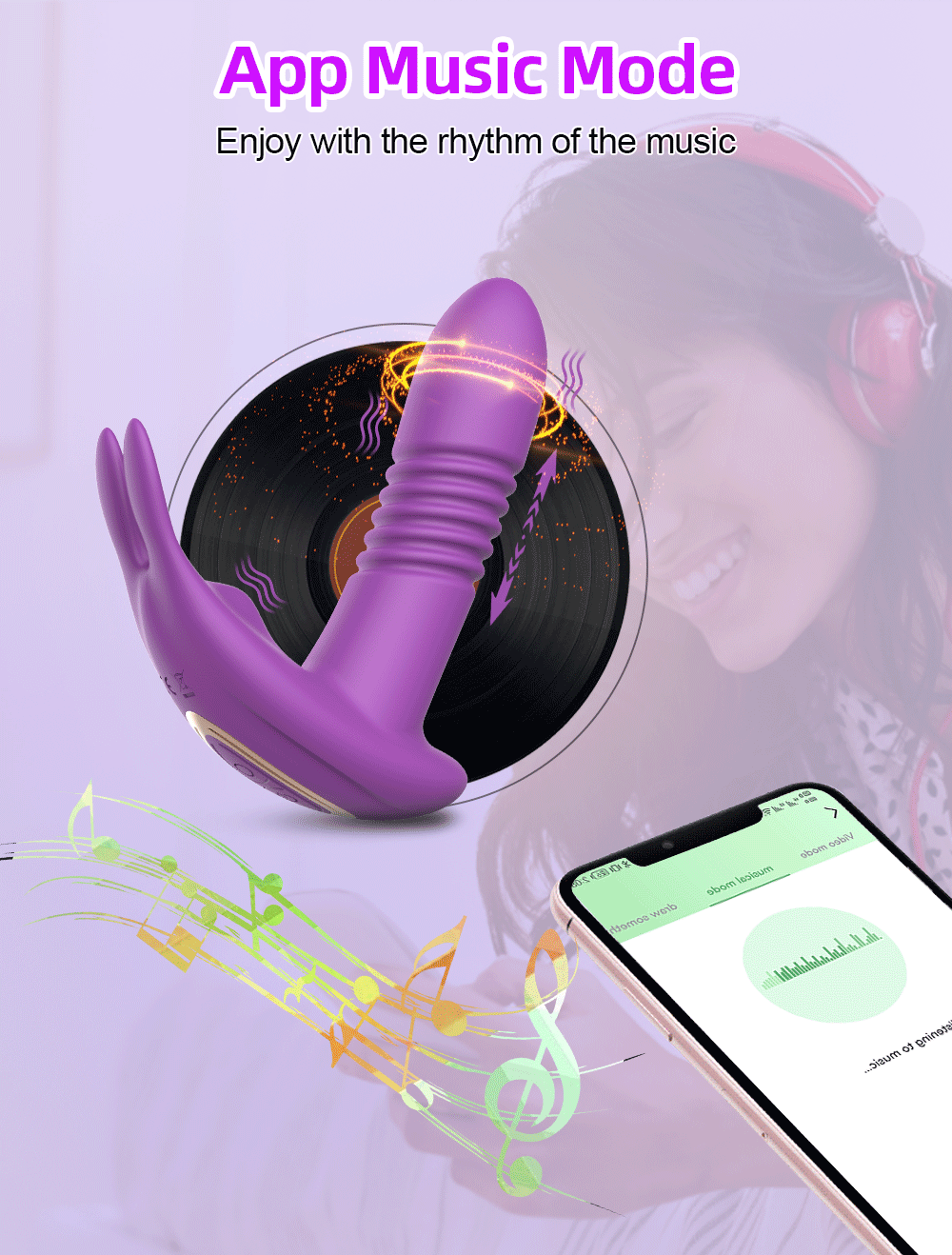 Multifunctional Vibrator Telescopic