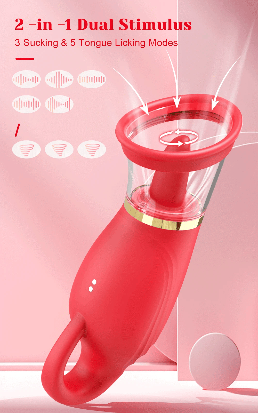 Powerful Swing Tongue Licking Vibrator