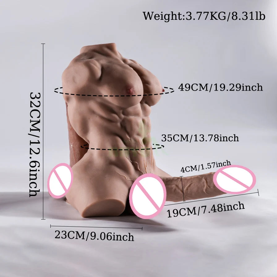 Muscular Male Sex Doll