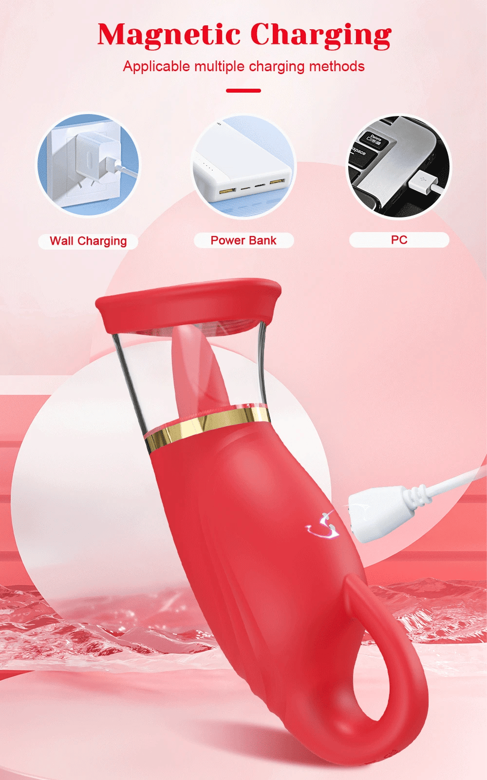 Powerful Swing Tongue Licking Vibrator