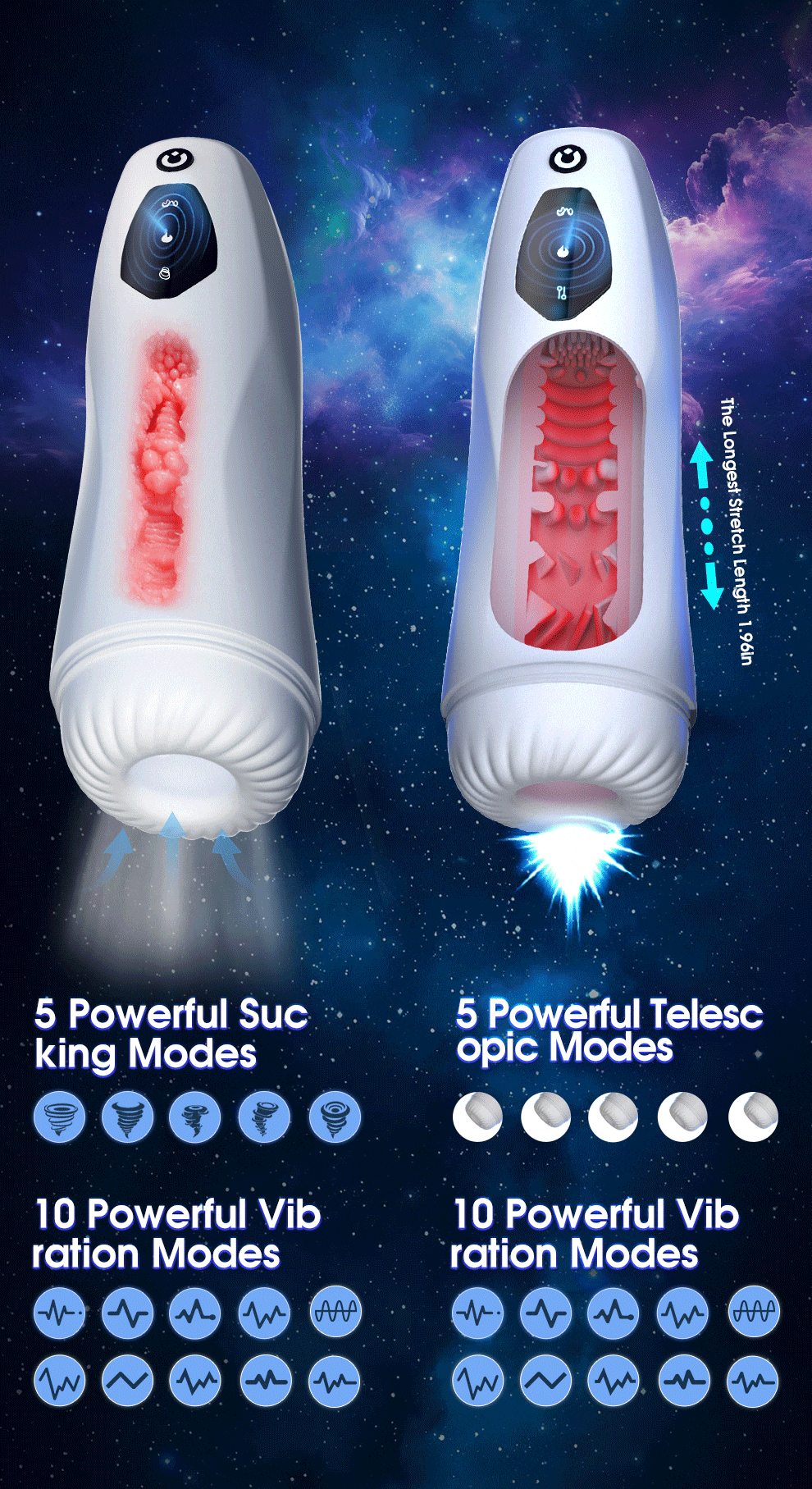 Automatic Telescopic Blowjob Cup