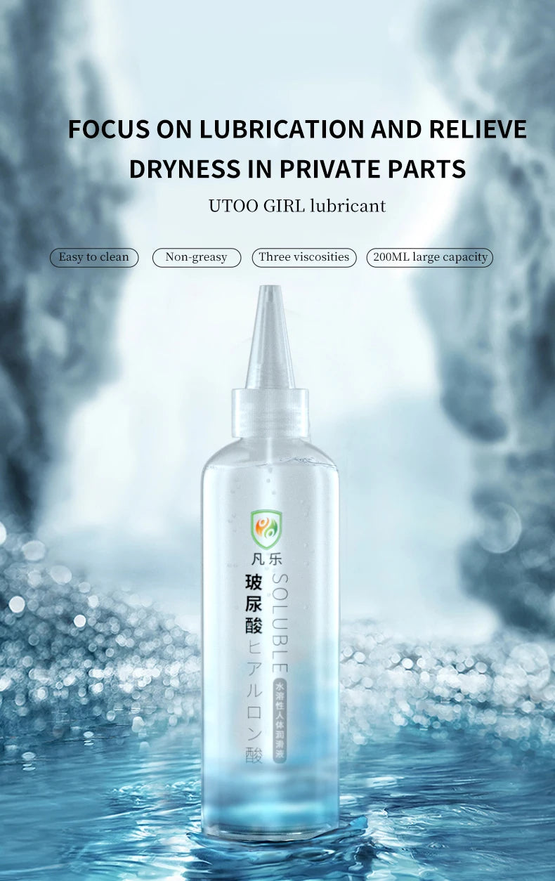 Natural Water-Based Sexual Lubricant