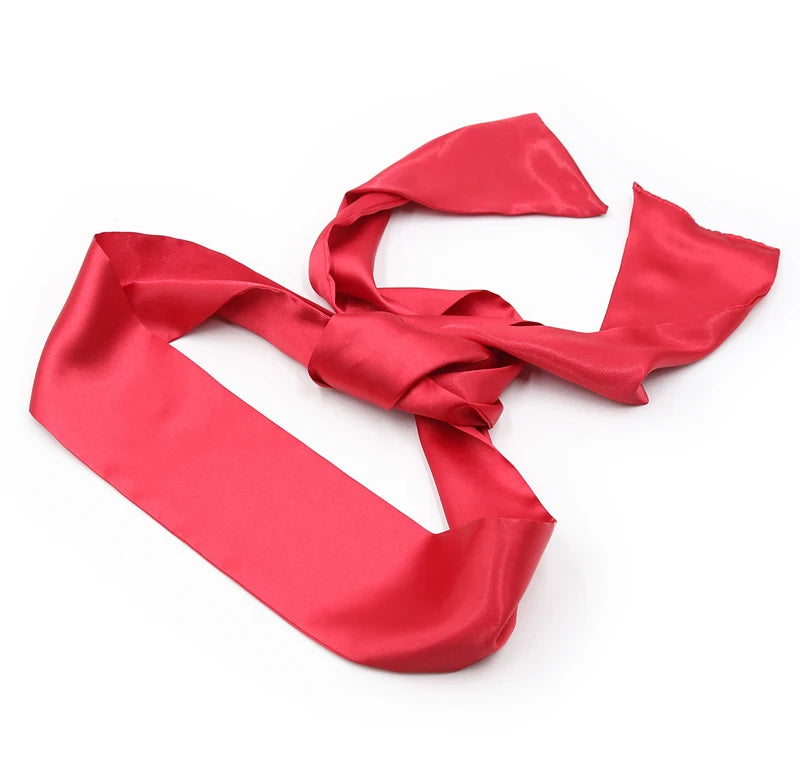 Satin Bondage Eye Mask & Restraint Set