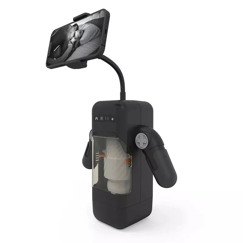 Automatic Thrusting & Vibrating Male Masturbator