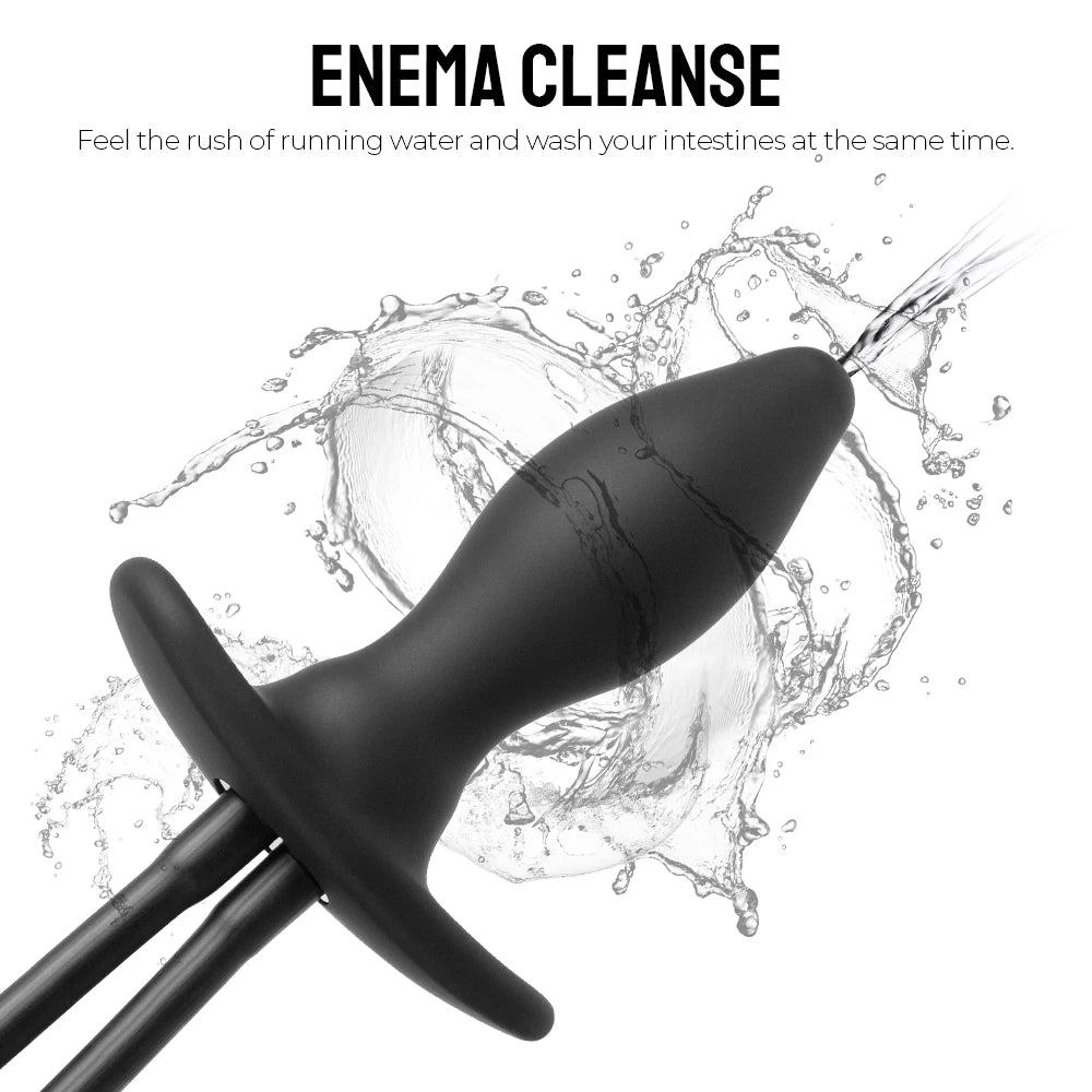 3 IN 1 Inflatable Anal Dilator & Water Spray Butt Plug