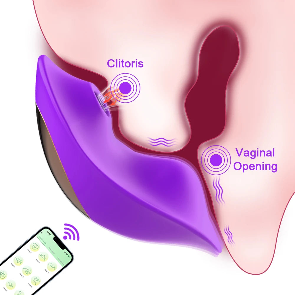 2-in-1 Clitoral Sucking Vibrator