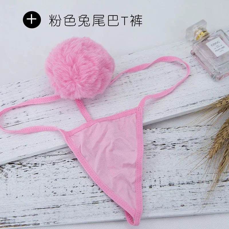 Cute Fox or Rabbit Tail Lingerie