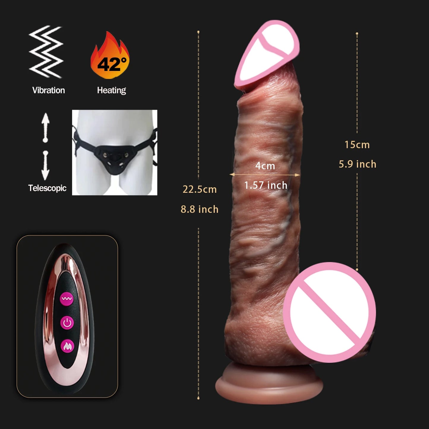 Realistic Dildo Vibration