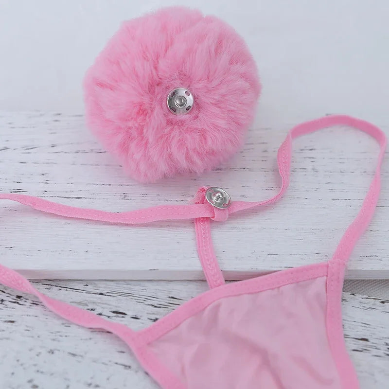 Cute Fox or Rabbit Tail Lingerie