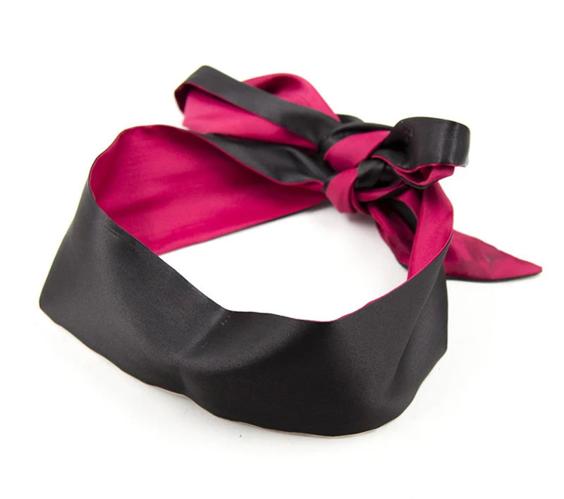 Satin Bondage Eye Mask & Restraint Set