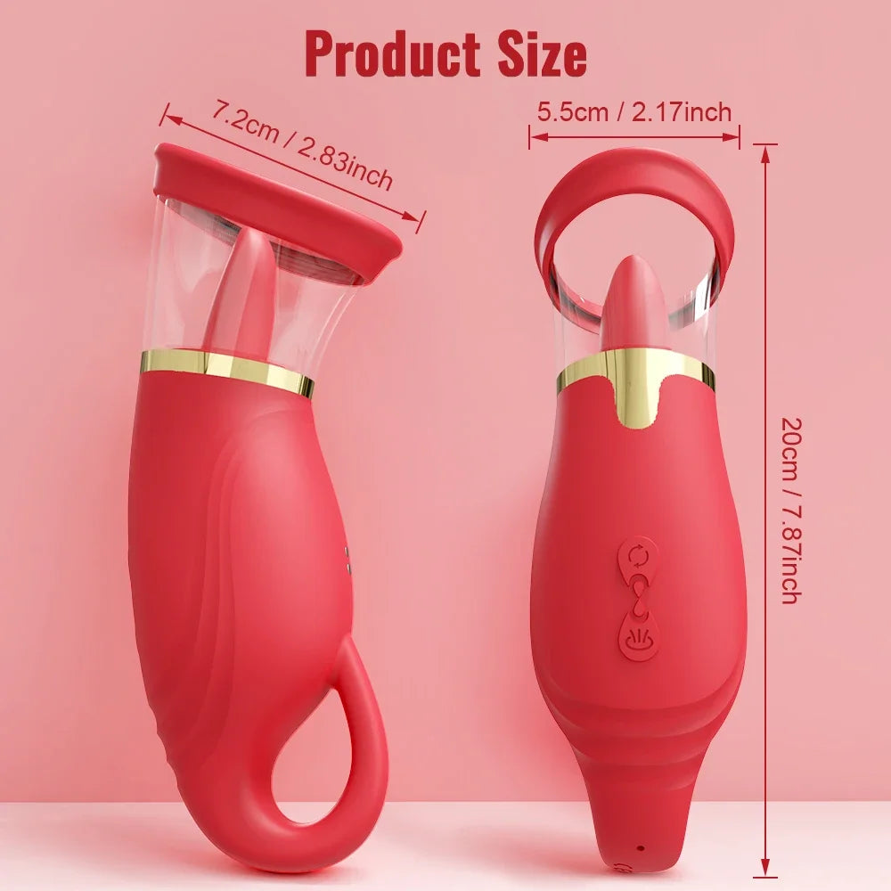 Powerful Swing Tongue Licking Vibrator