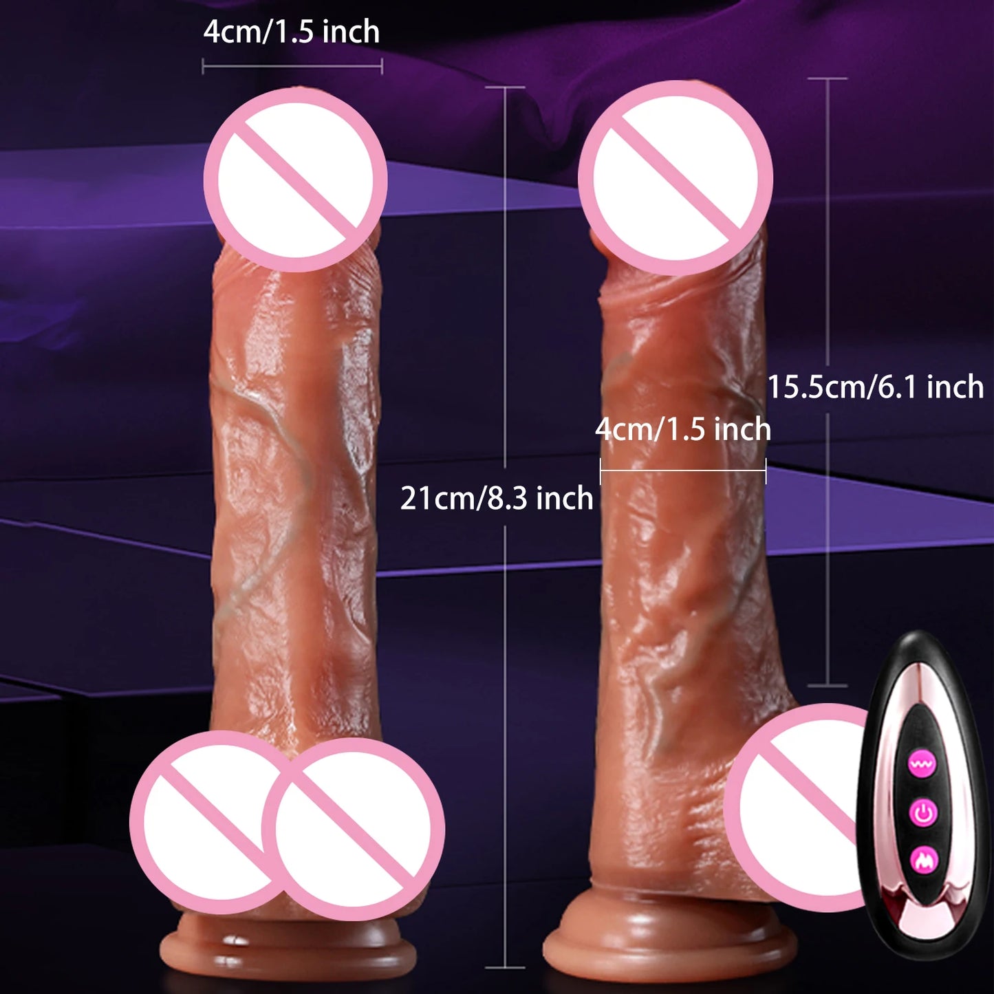 Realistic Dildo Vibration