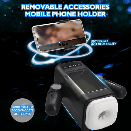 Automatic Thrusting & Vibrating Male Masturbator