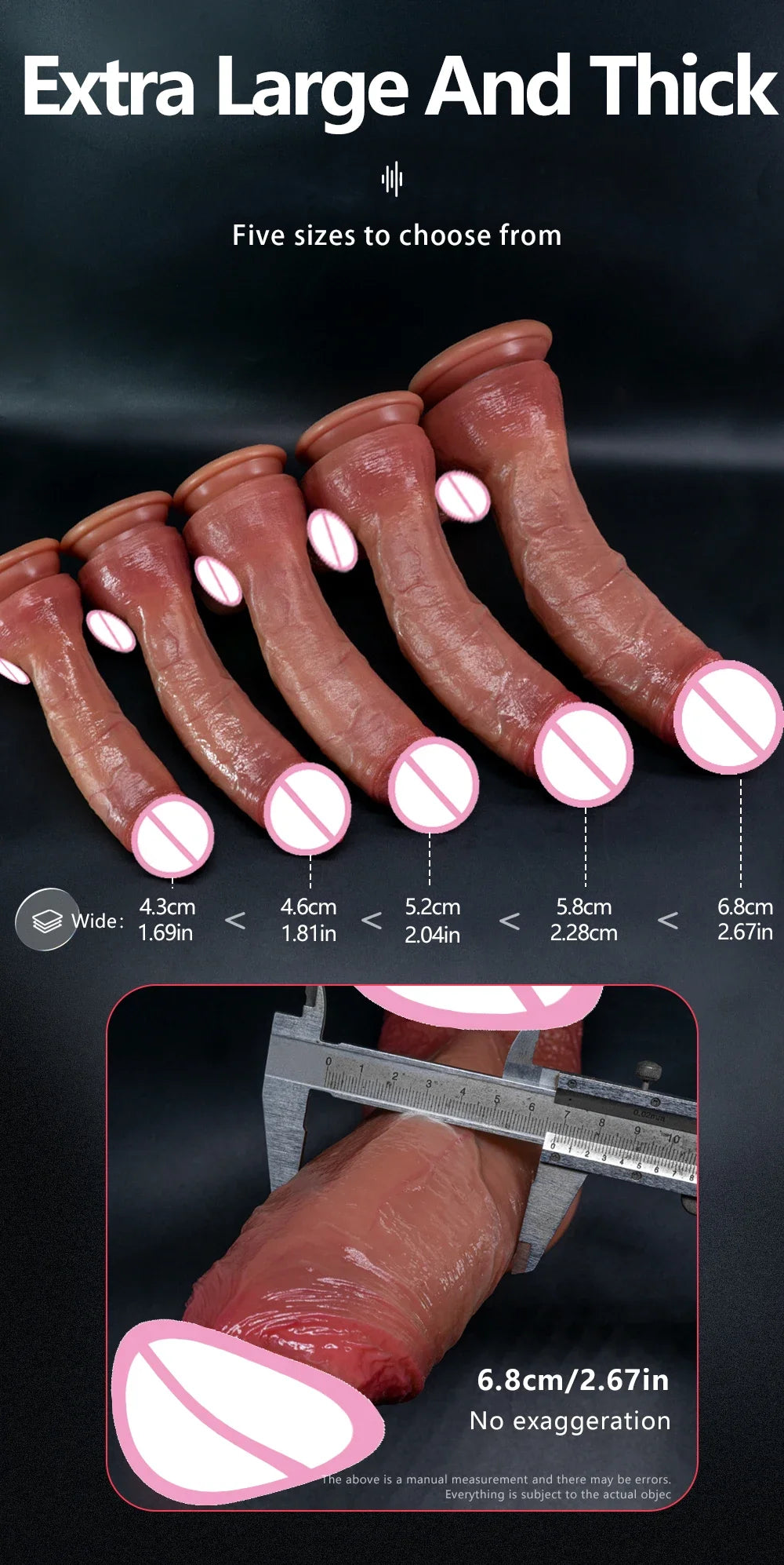 Oversized Realistic Dildo