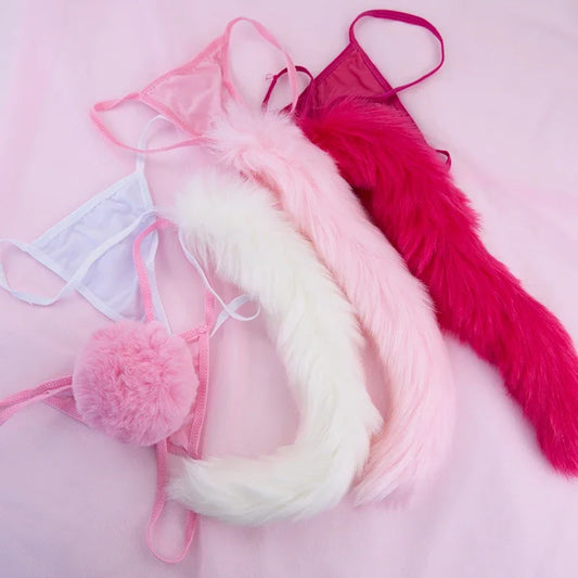 Cute Fox or Rabbit Tail Lingerie