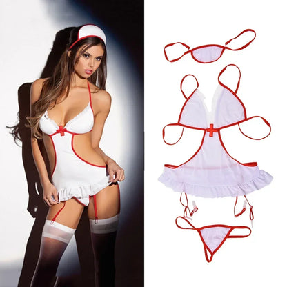 Sexy Nurse Lingerie Costume