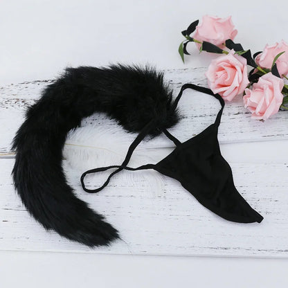 Cute Fox or Rabbit Tail Lingerie