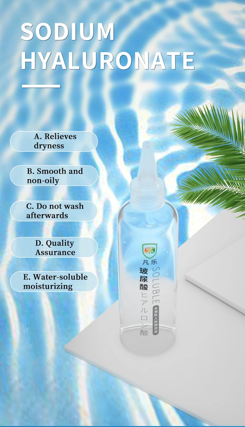 Natural Water-Based Sexual Lubricant