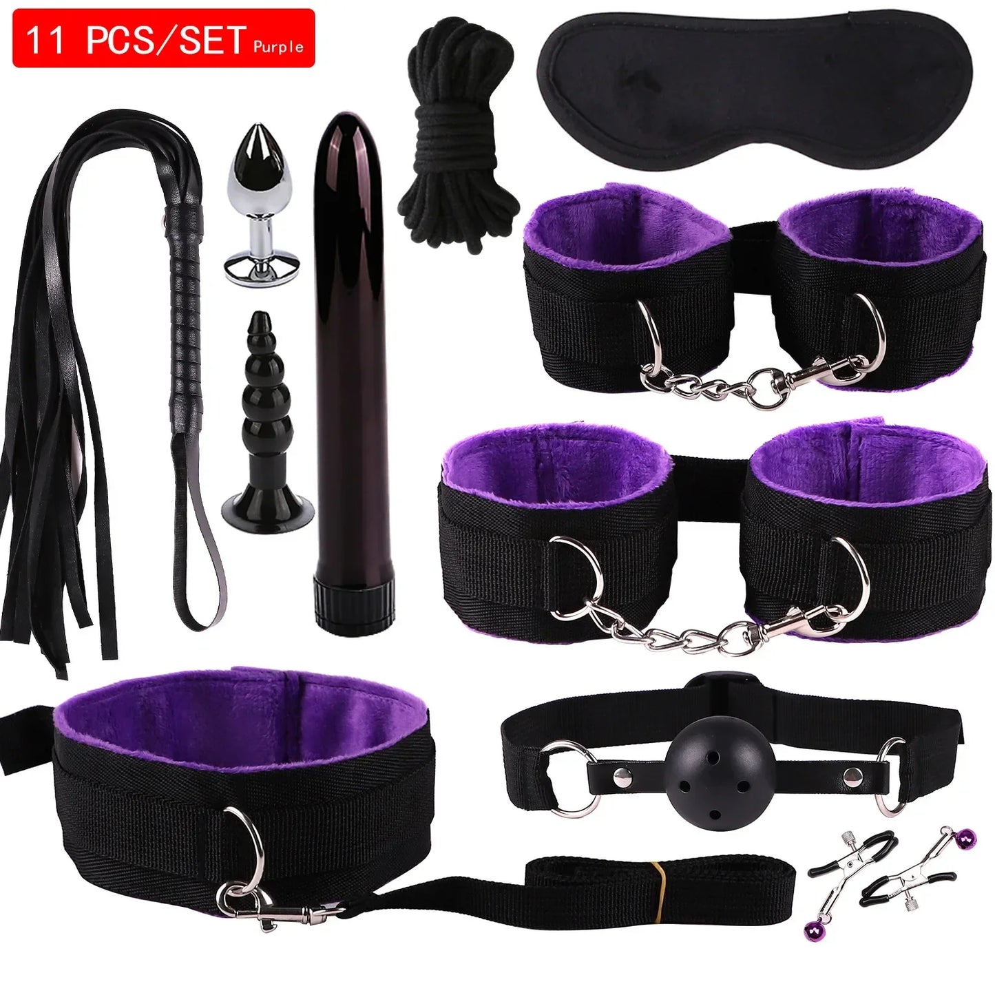 Premium Leather BDSM Bondage Set