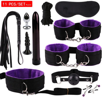 Premium Leather BDSM Bondage Set