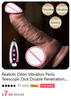 Realistic Dildo Vibration