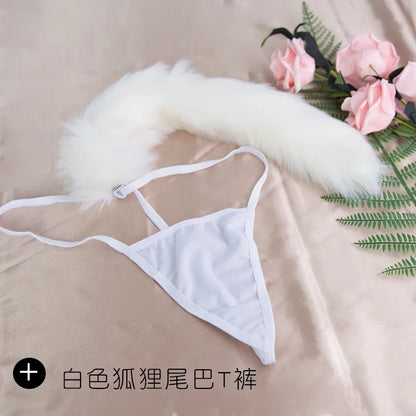 Cute Fox or Rabbit Tail Lingerie