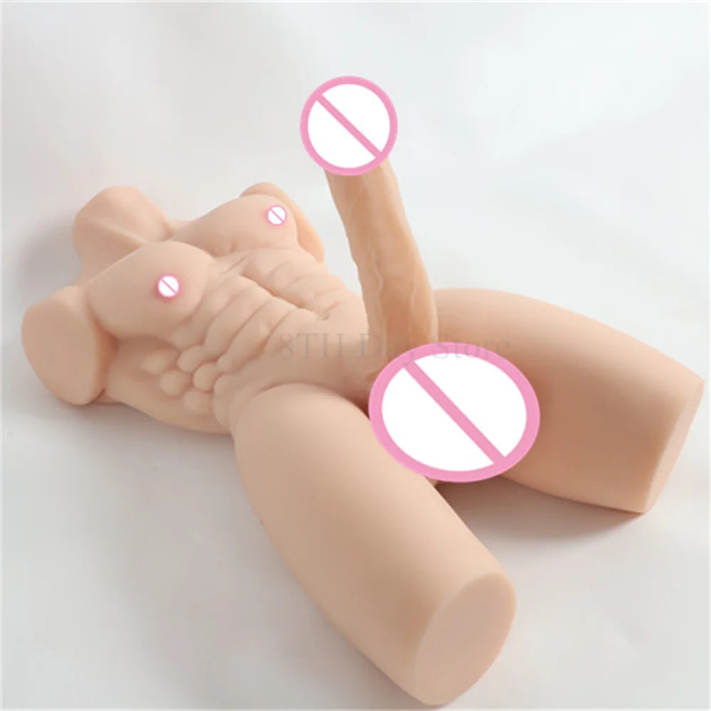Realistic Muscular Male Torso Sex Doll