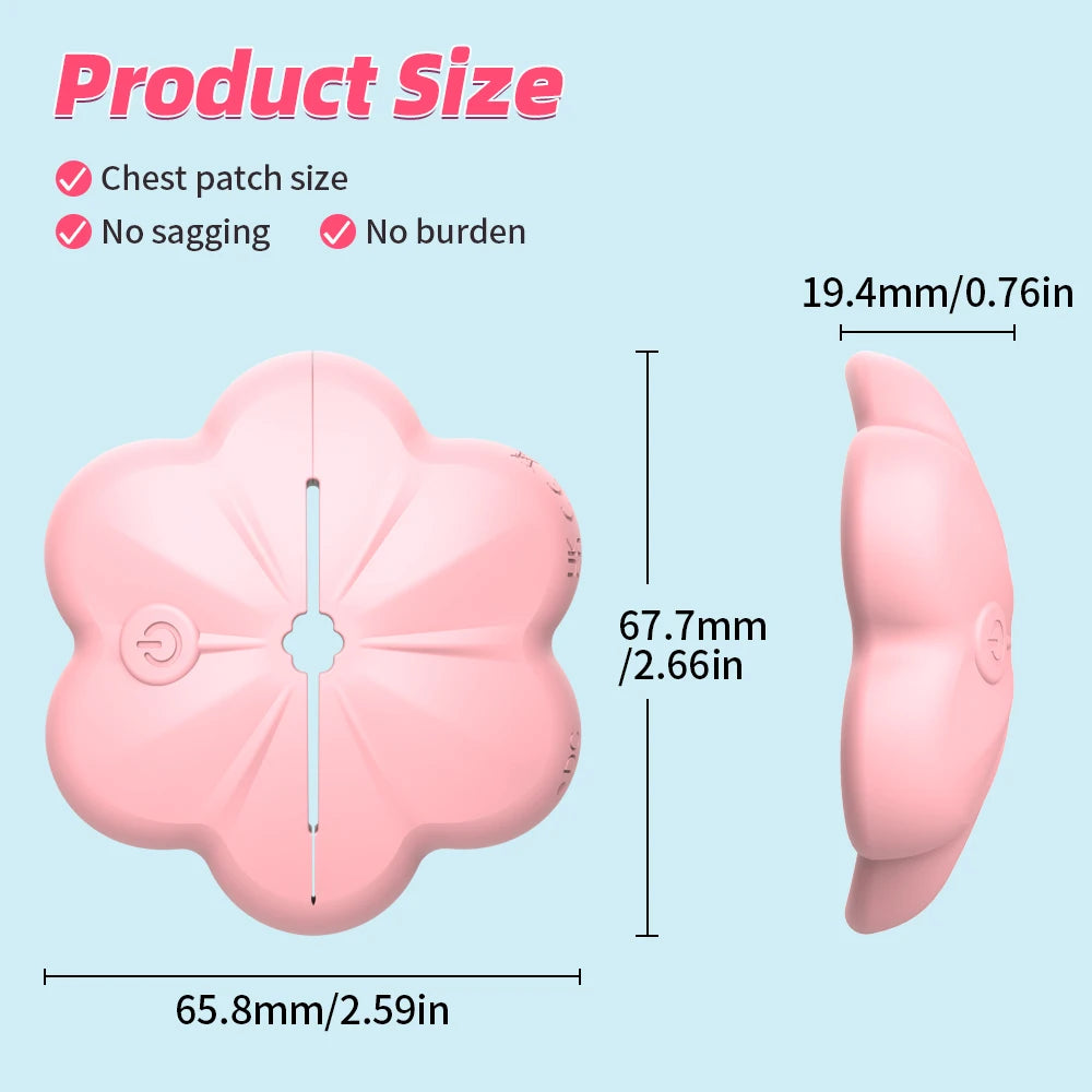 Rose Nipple Clamps Vibrator