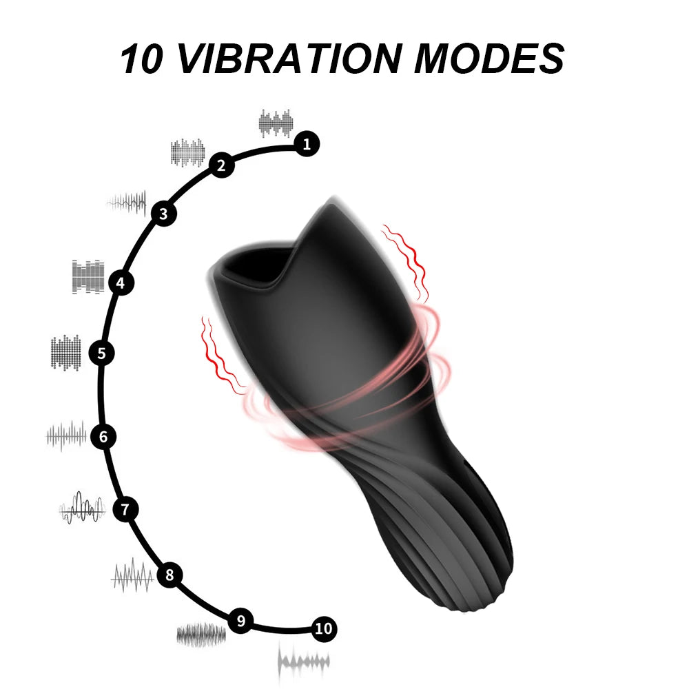 Luxe Pulse Delay Trainer – Glans Stimulator & Ejaculation Control Vibrator