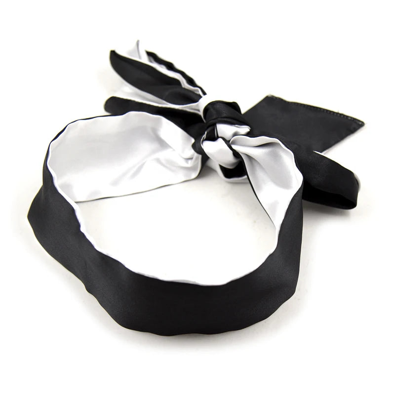 Satin Bondage Eye Mask & Restraint Set