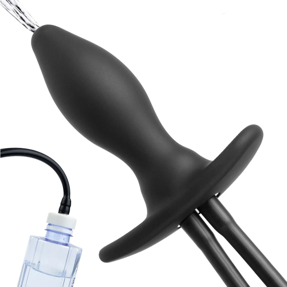3 IN 1 Inflatable Anal Dilator & Water Spray Butt Plug