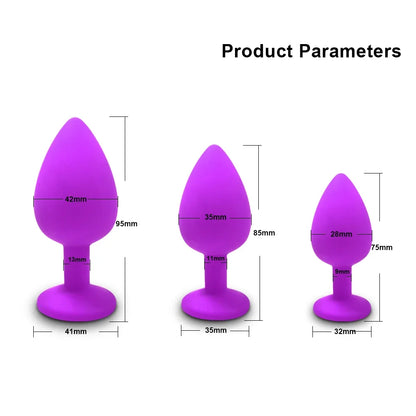 Soft Silicone Anal Butt Plug