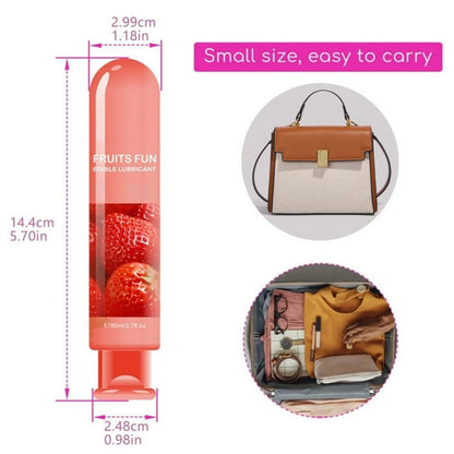 Large Capacity Anal Lubricant with Flavor