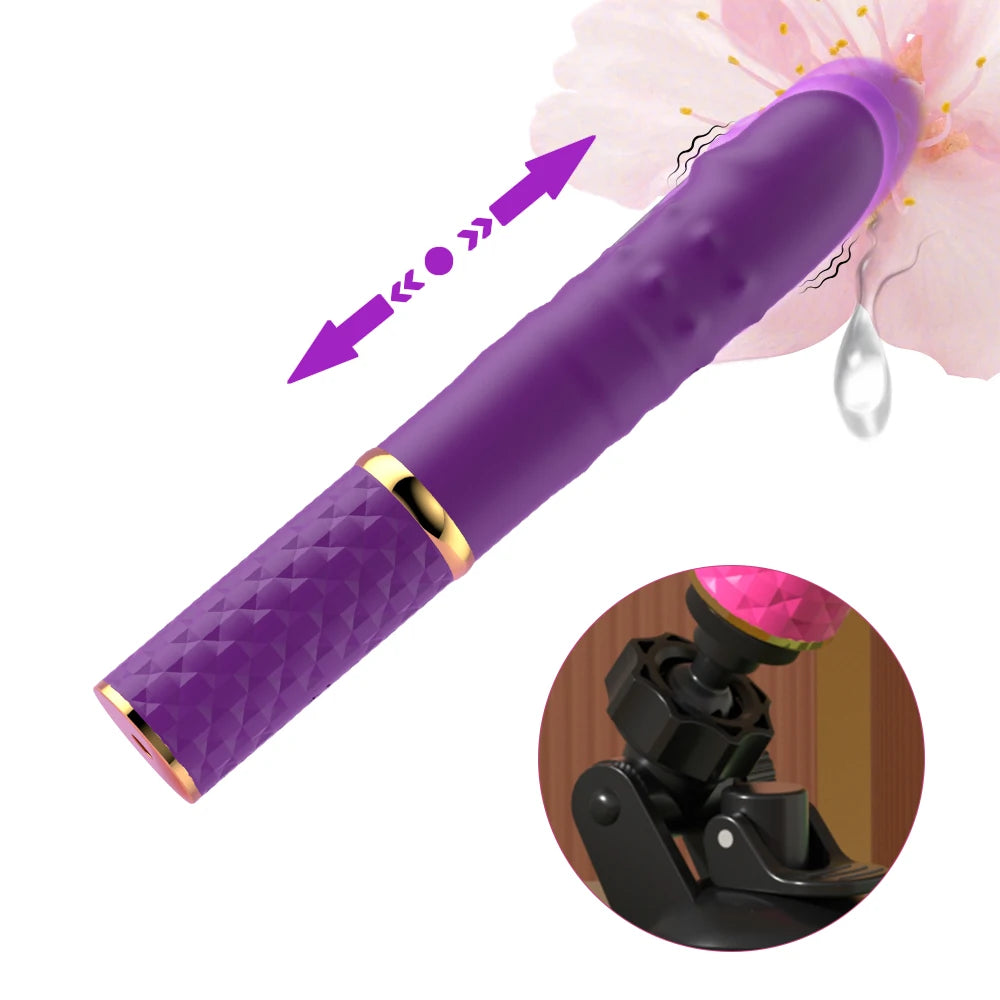 Luxe Bloom – Beginner Telescopic Dildo Vibrator