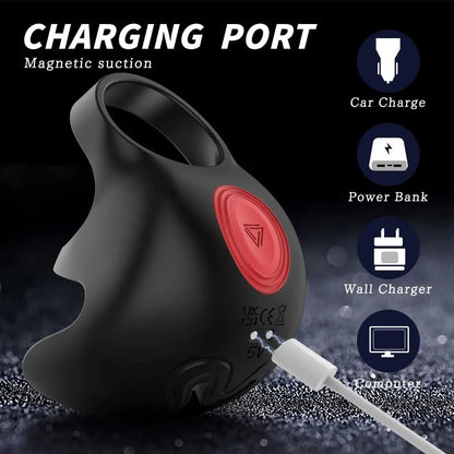 HESEKS 3-in-1 Vibrating Cock Ring