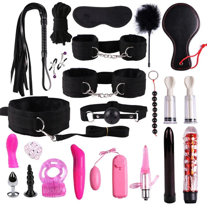 Premium Leather BDSM Bondage Set