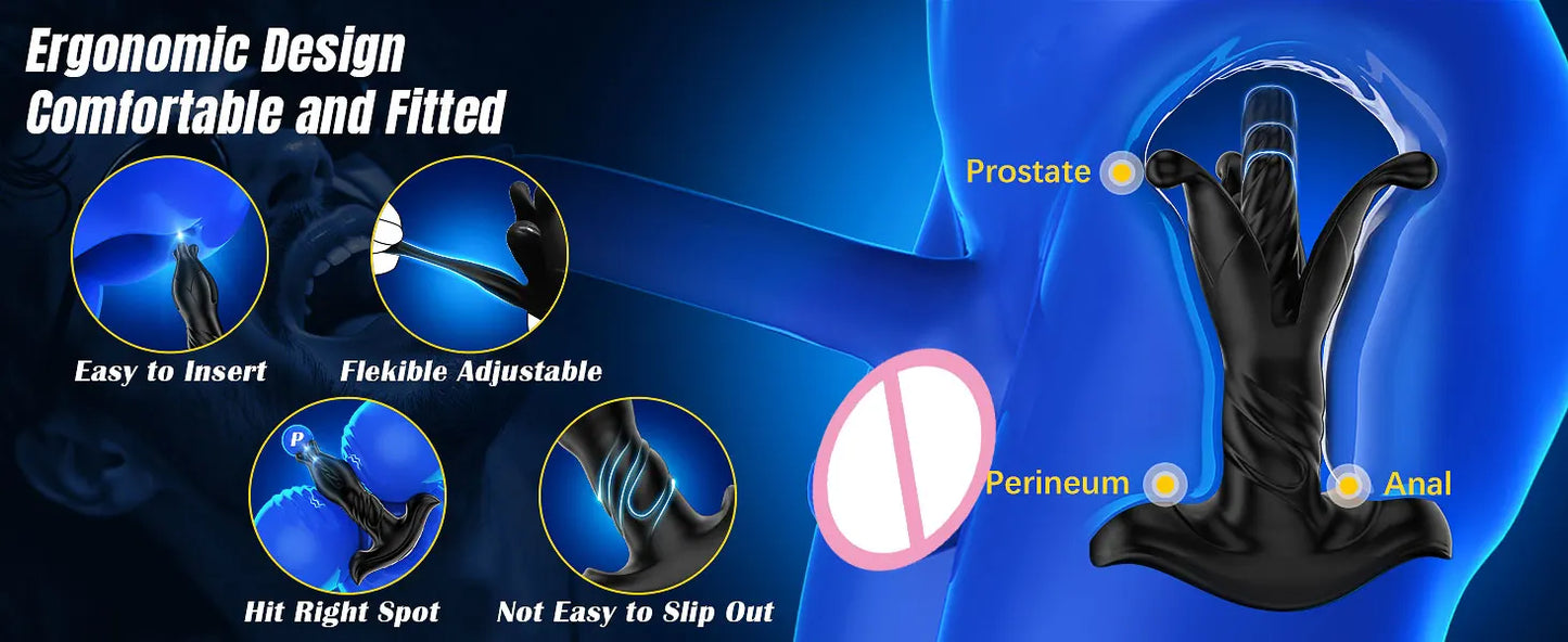 Multi-Functional Prostate Massager & Anal Plug