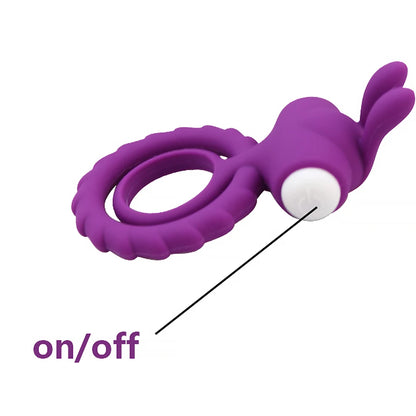 Luxe Pulse – Dual Vibrating Silicone Cock Ring