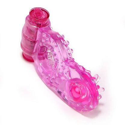 Crystal Butterfly Vibrating Cock Ring