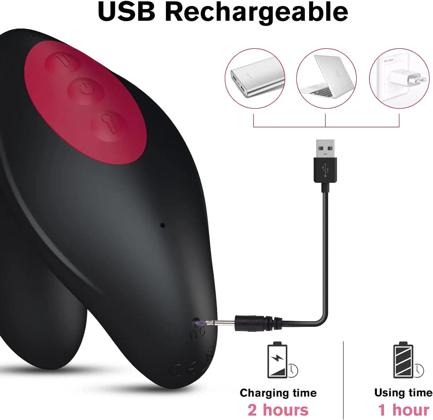 Inflatable Anal Vibrator