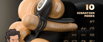 Kushor 4-in-1 Vibrating Cock Ring