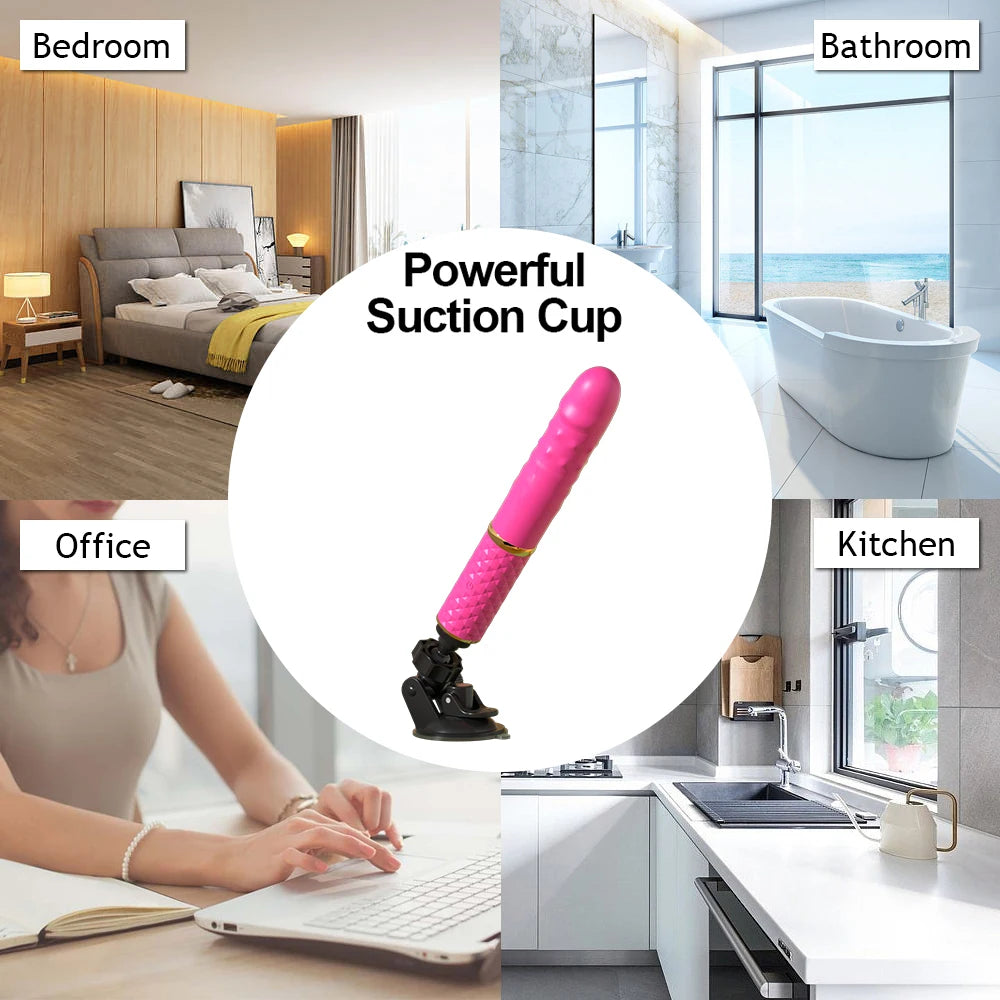 Luxe Bloom – Beginner Telescopic Dildo Vibrator